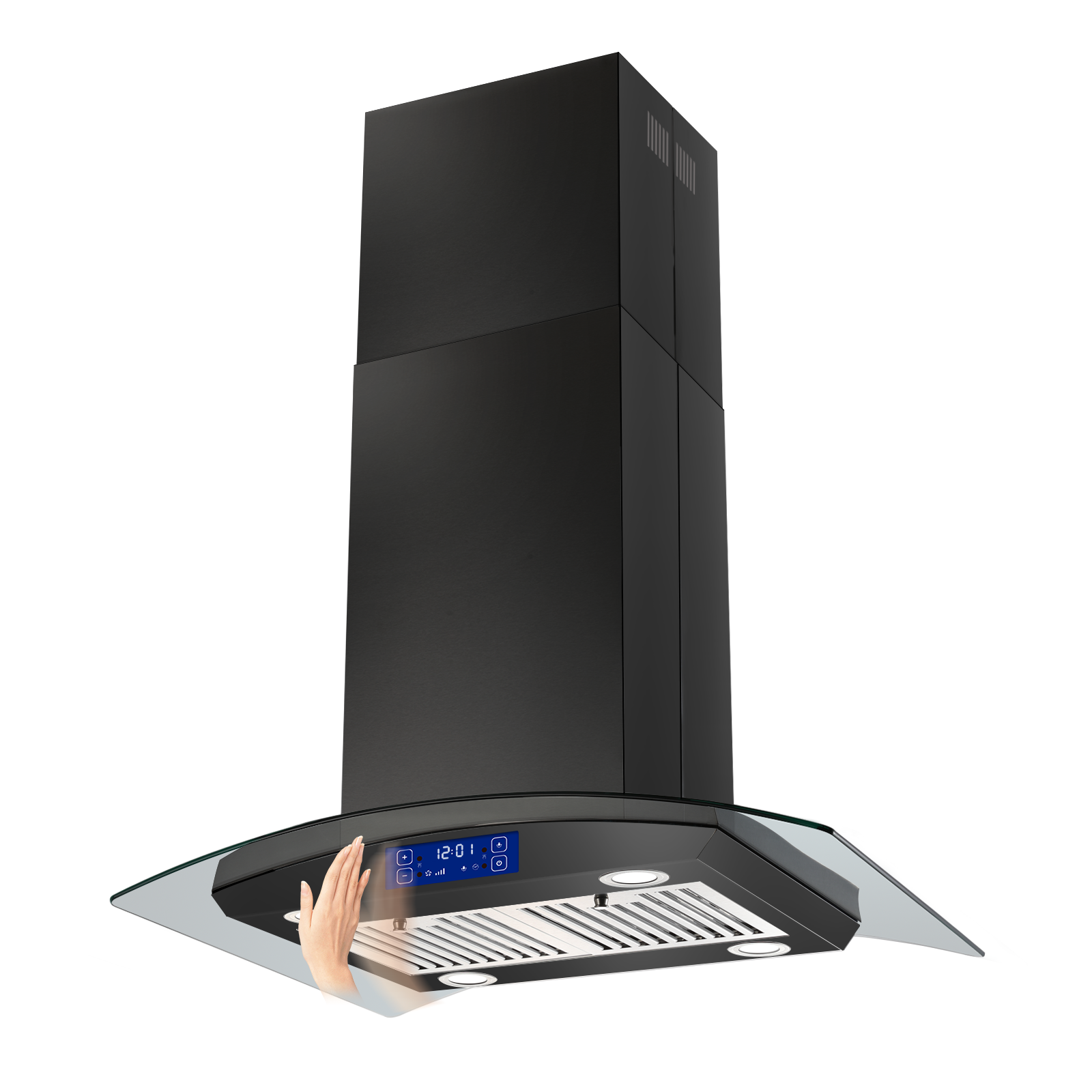 30-Inch Island Range Hood angle