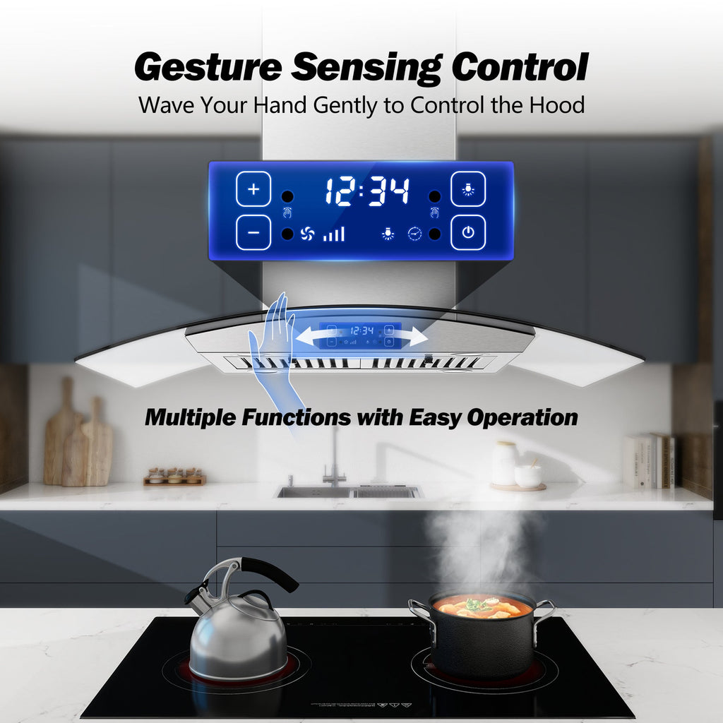 36-Inch Island Range Hood angle