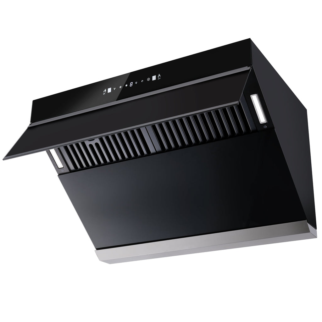 30-Inch Auto-Cleaning Range Hood installed