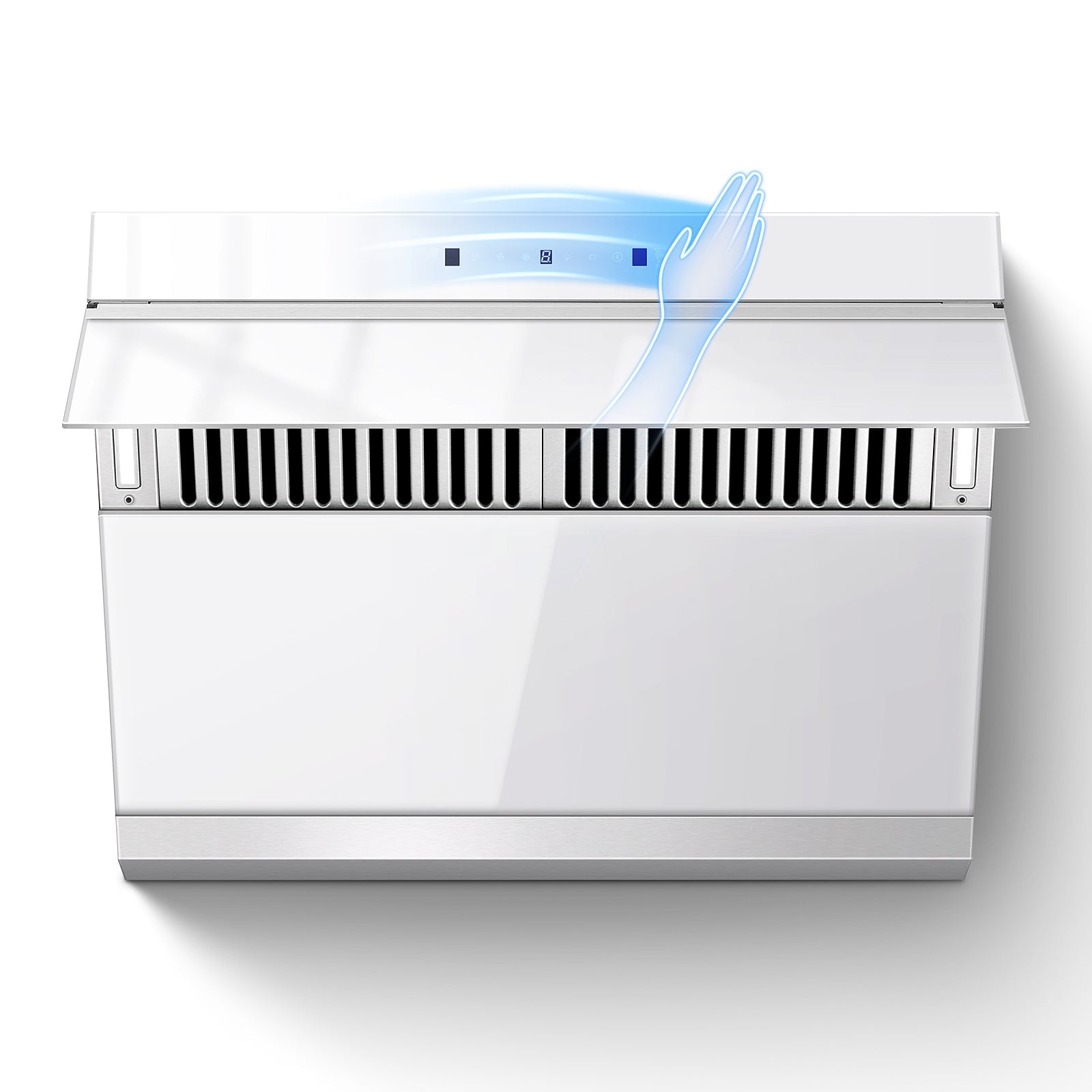 30-Inch Auto-Cleaning Range Hood white