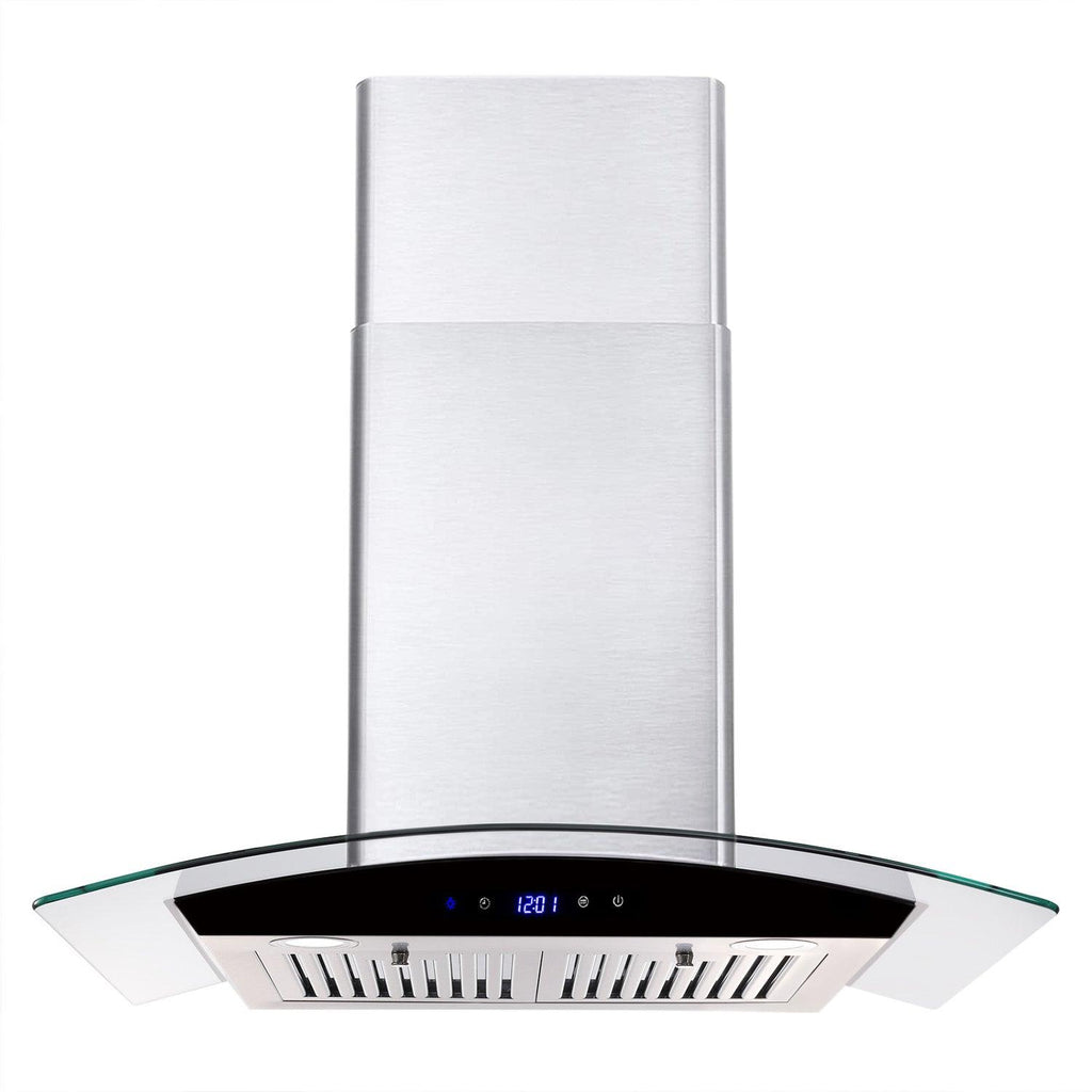 30-Inch Glass Wall-Mount Range Hood