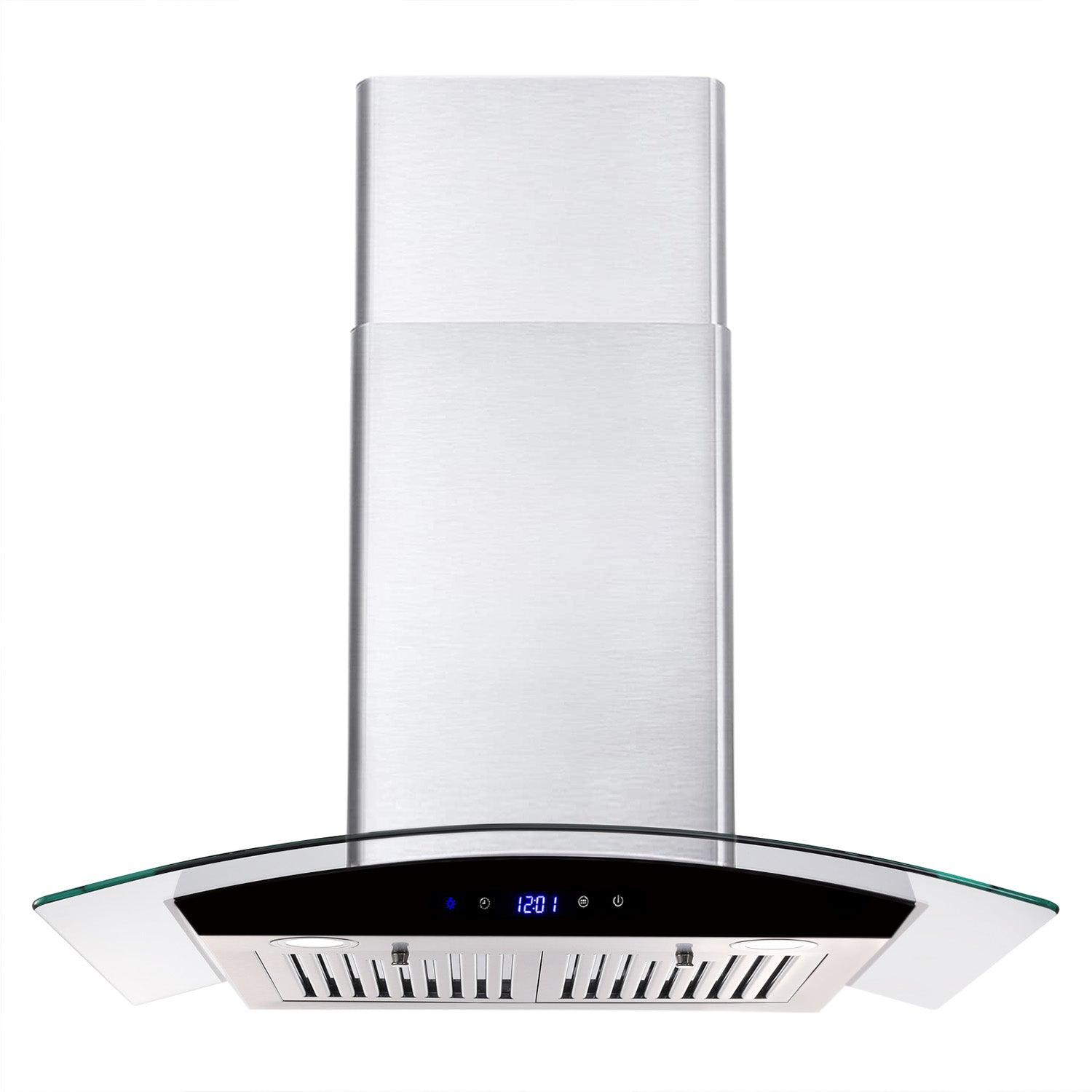 30-Inch Glass Wall-Mount Range Hood