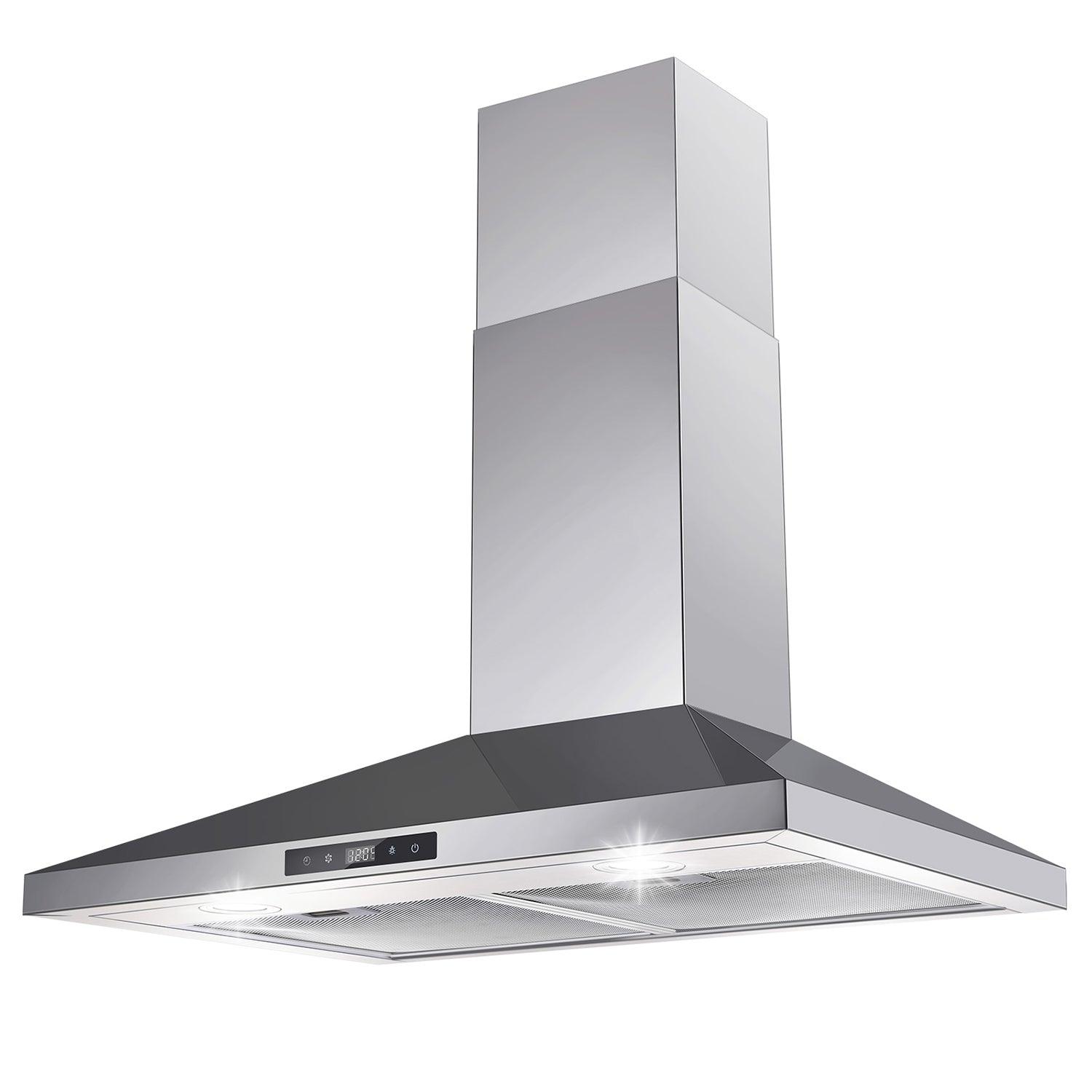 30-Inch Wall-Mount Range Hood angle view