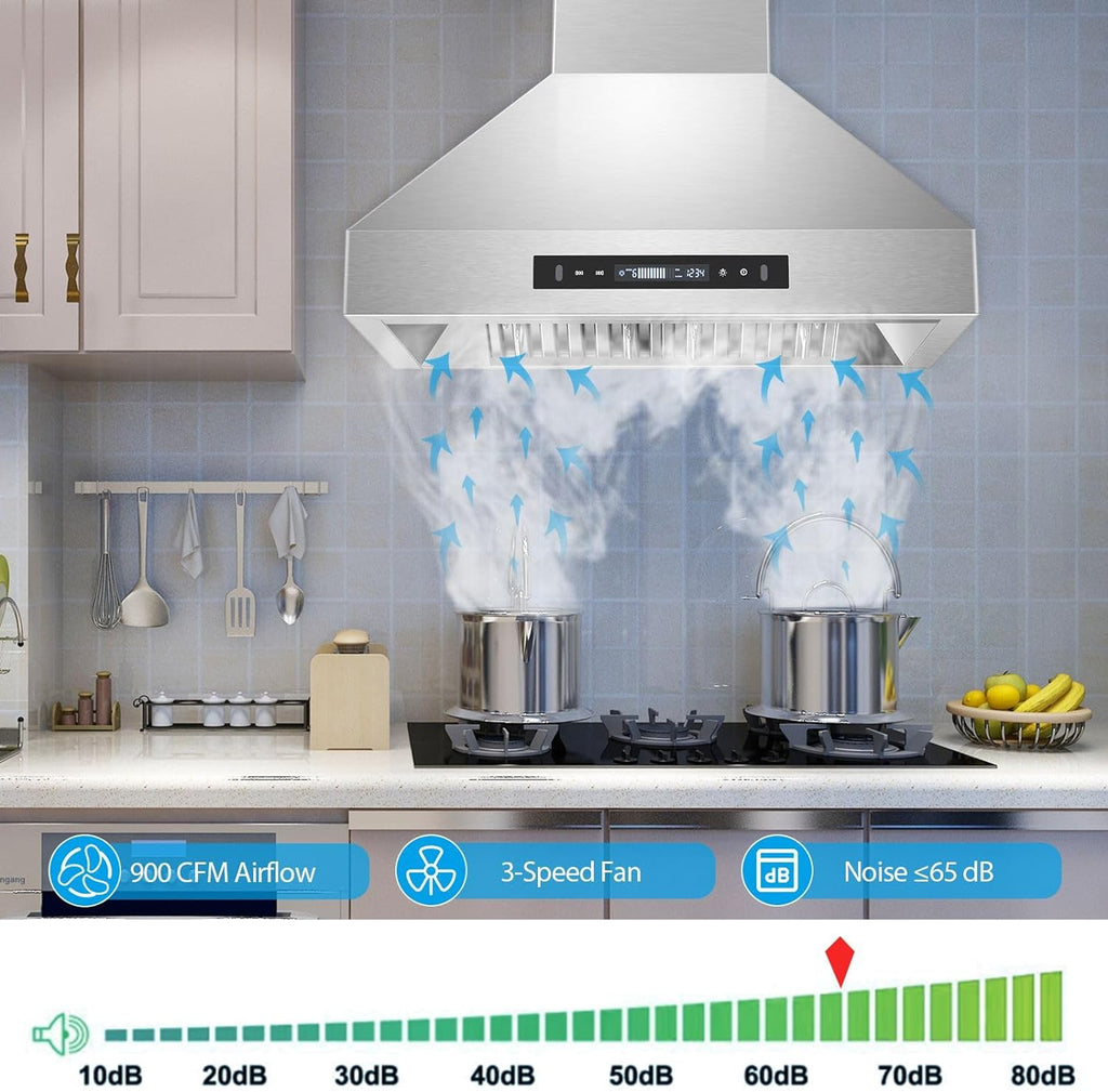 Range Hood installed